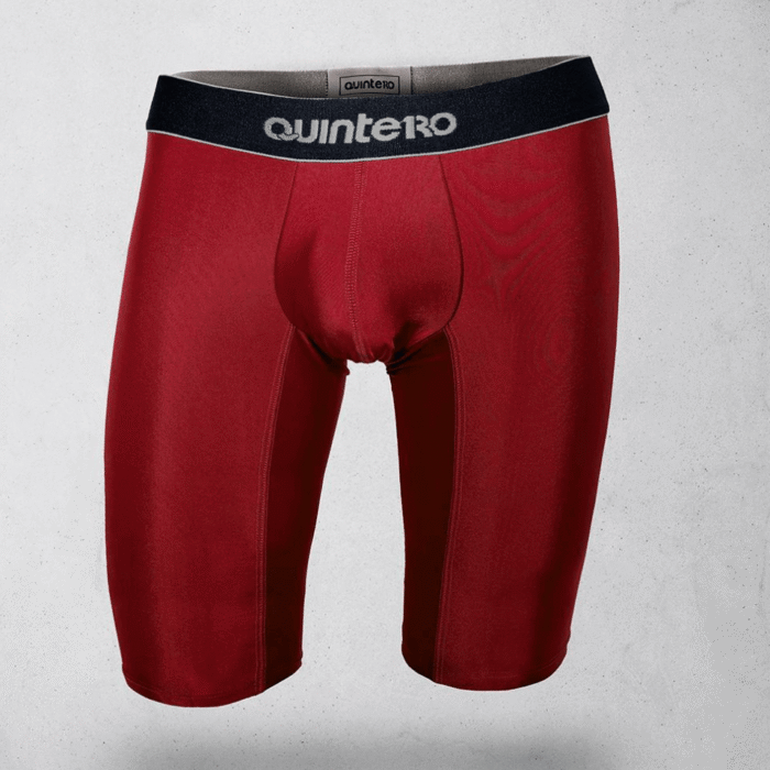 Red long athletic