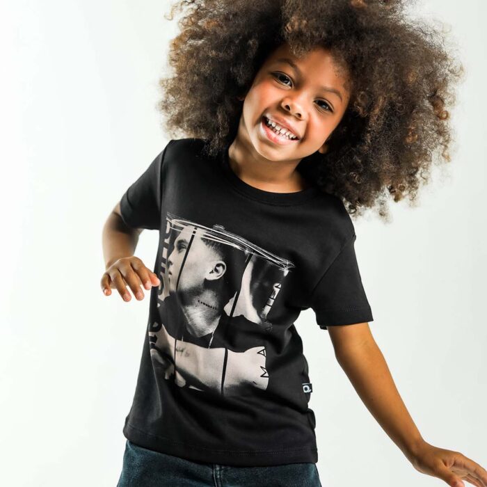 TSHIRT KIDS Q10 Black