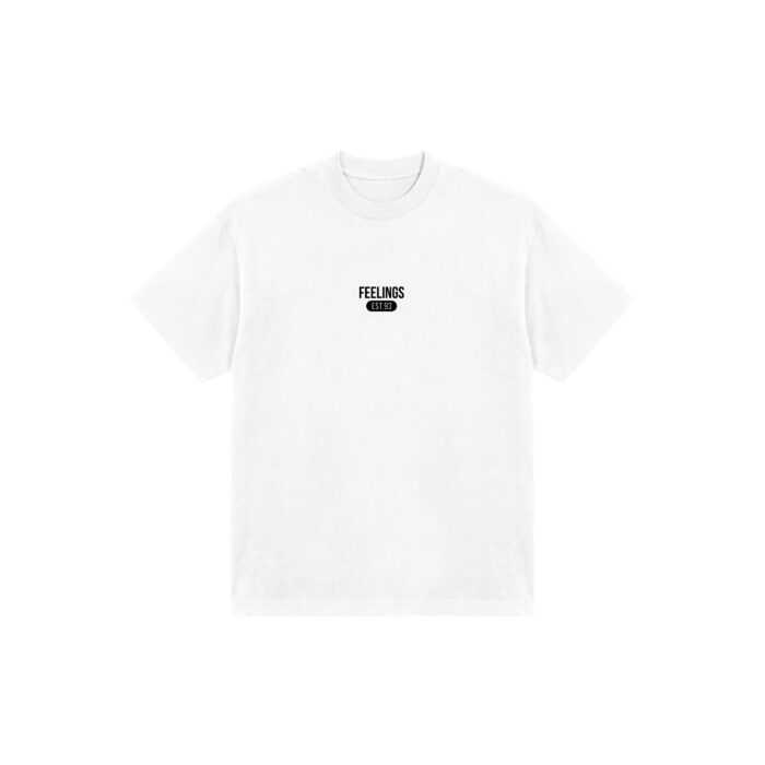 Camiseta Oversize Feelings Blanca