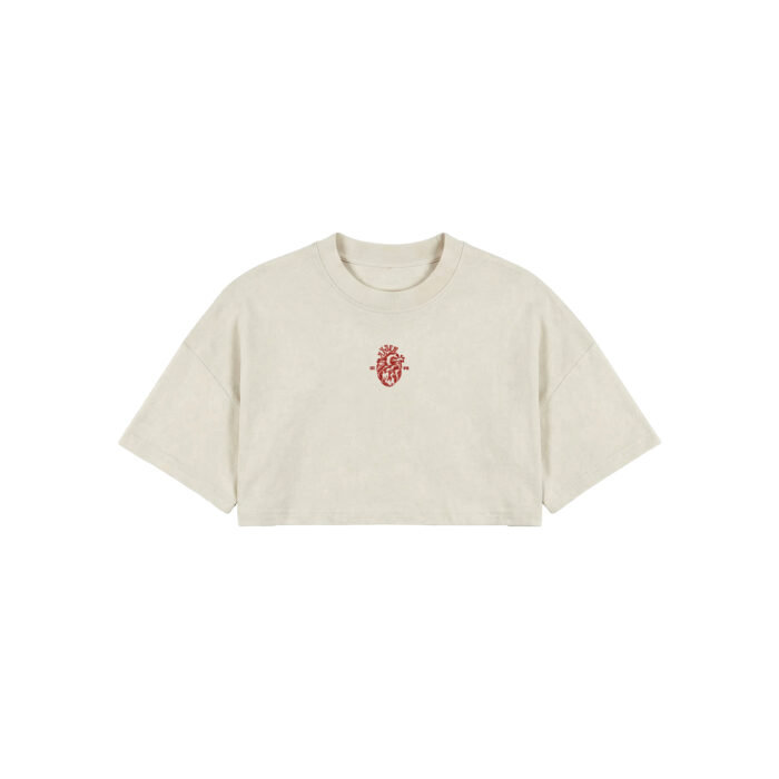 Crop Top Oversize Feelings Beige