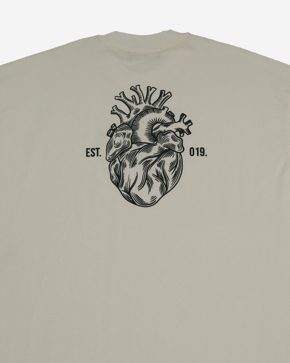 Camiseta Oversize Feelings Beige - Imagen 2
