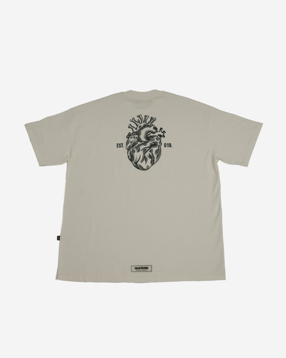 Camiseta Oversize Feelings Beige - Imagen 3
