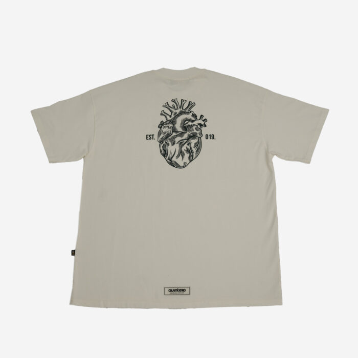Camiseta Oversize Feelings Beige