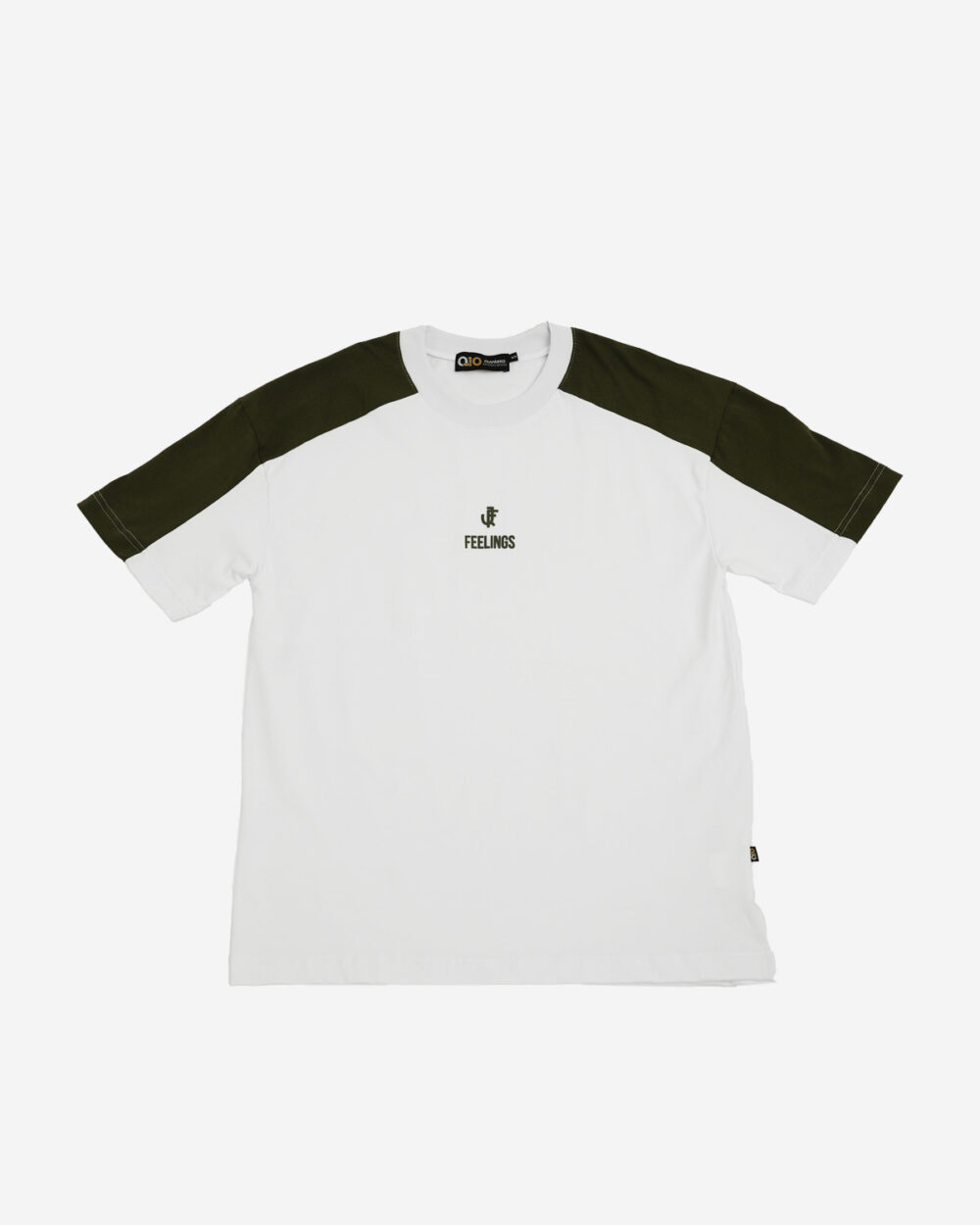 Camiseta Feelings Verde y Blanca