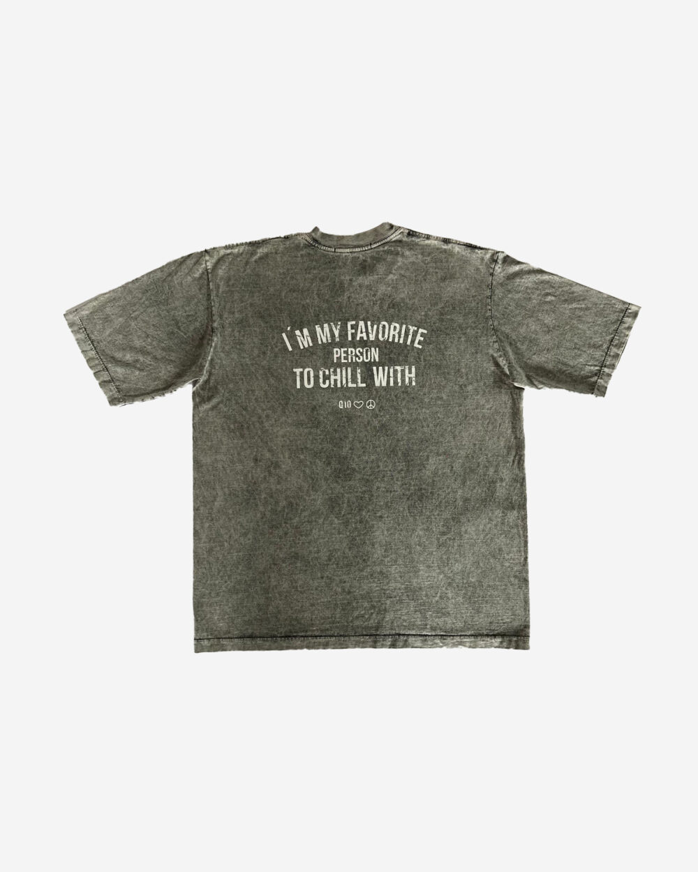 Camiseta Oversize Love The Process Efecto Lavado - Imagen 2