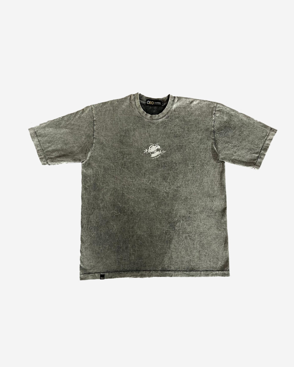 Camiseta Oversize Love The Process Efecto Lavado