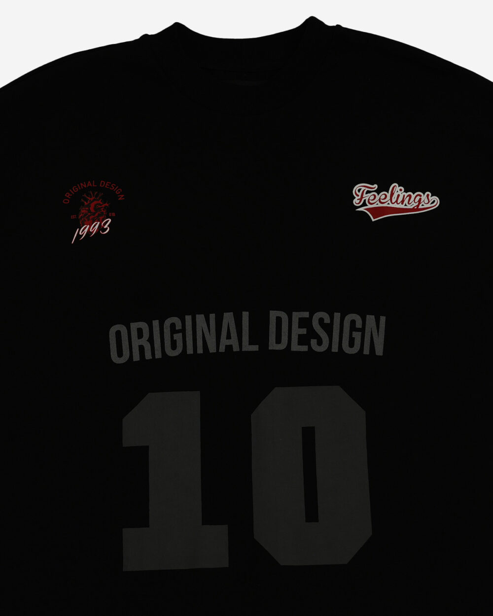 Camiseta Feelings 10 Negra - Imagen 2