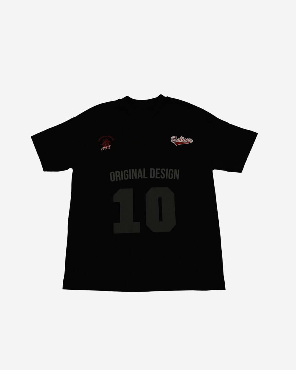 Camiseta Feelings 10 Negra