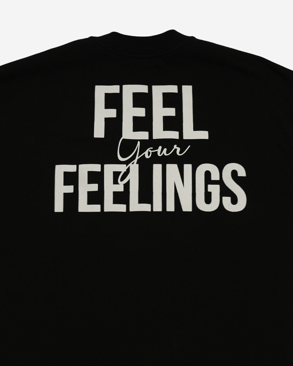 Camiseta Oversize Feelings Negra - Imagen 2