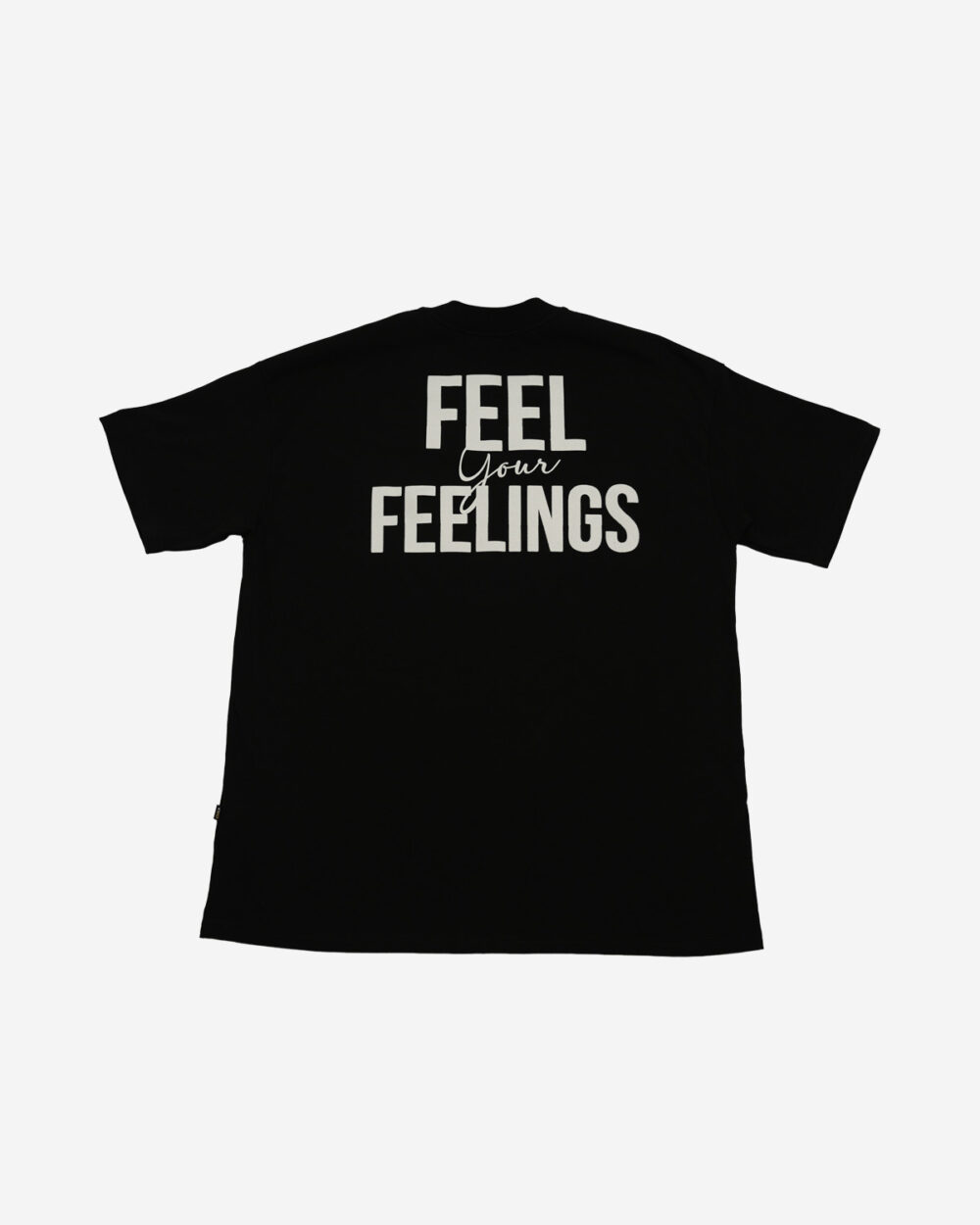 Camiseta Oversize Feelings Negra - Imagen 3