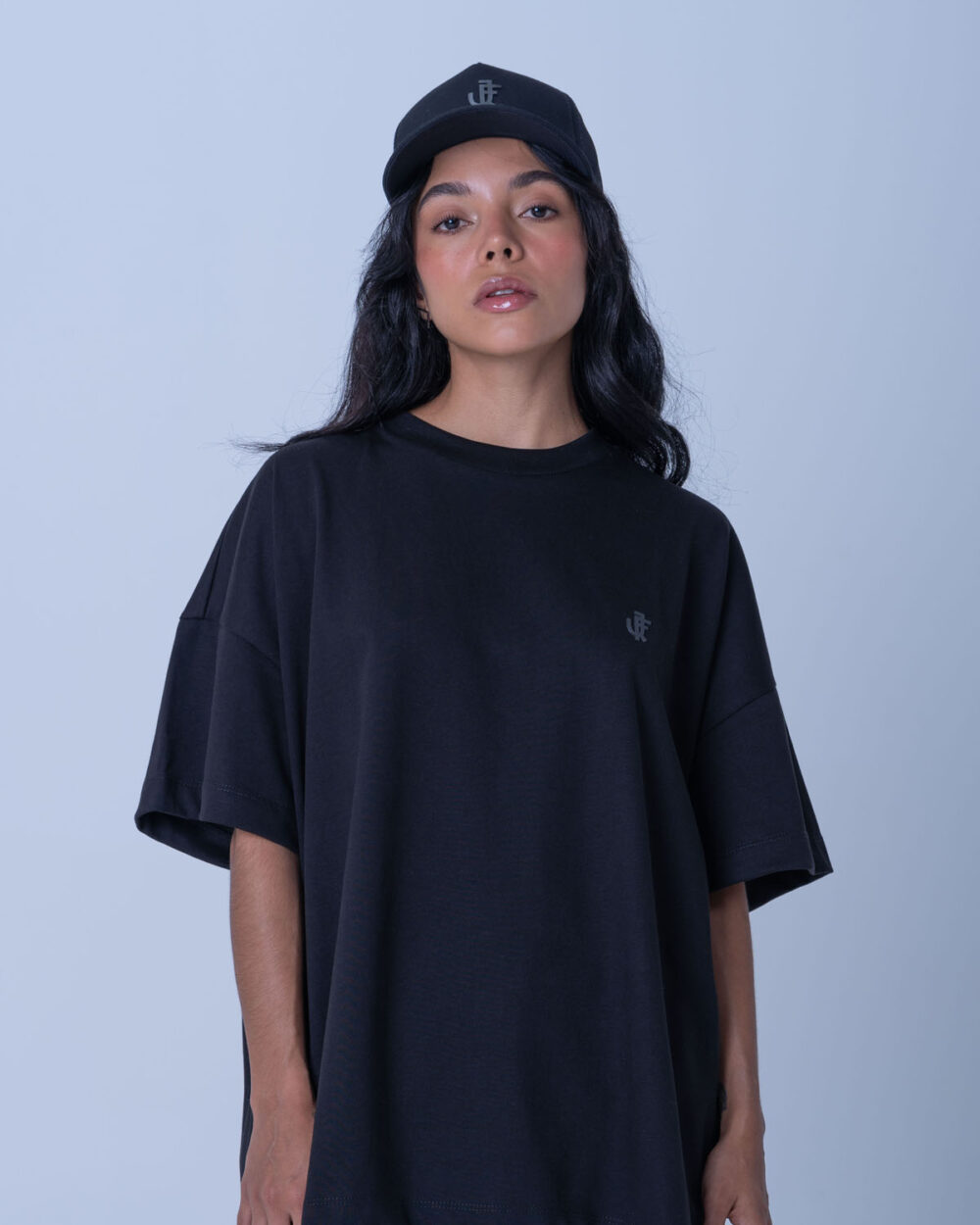 Camiseta Oversize Sol Designio Negro