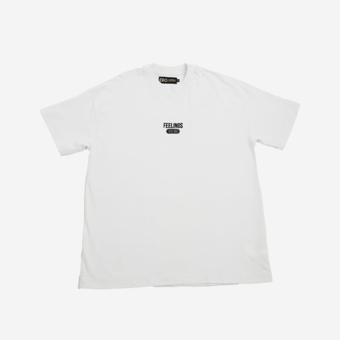 Camiseta Oversize Feelings Blanca