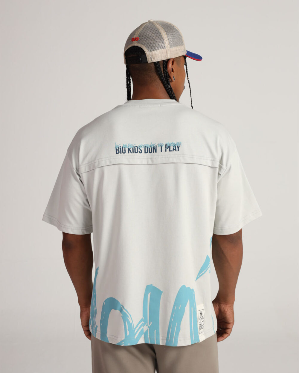 Camiseta Oversize My Hood Gris - Imagen 4