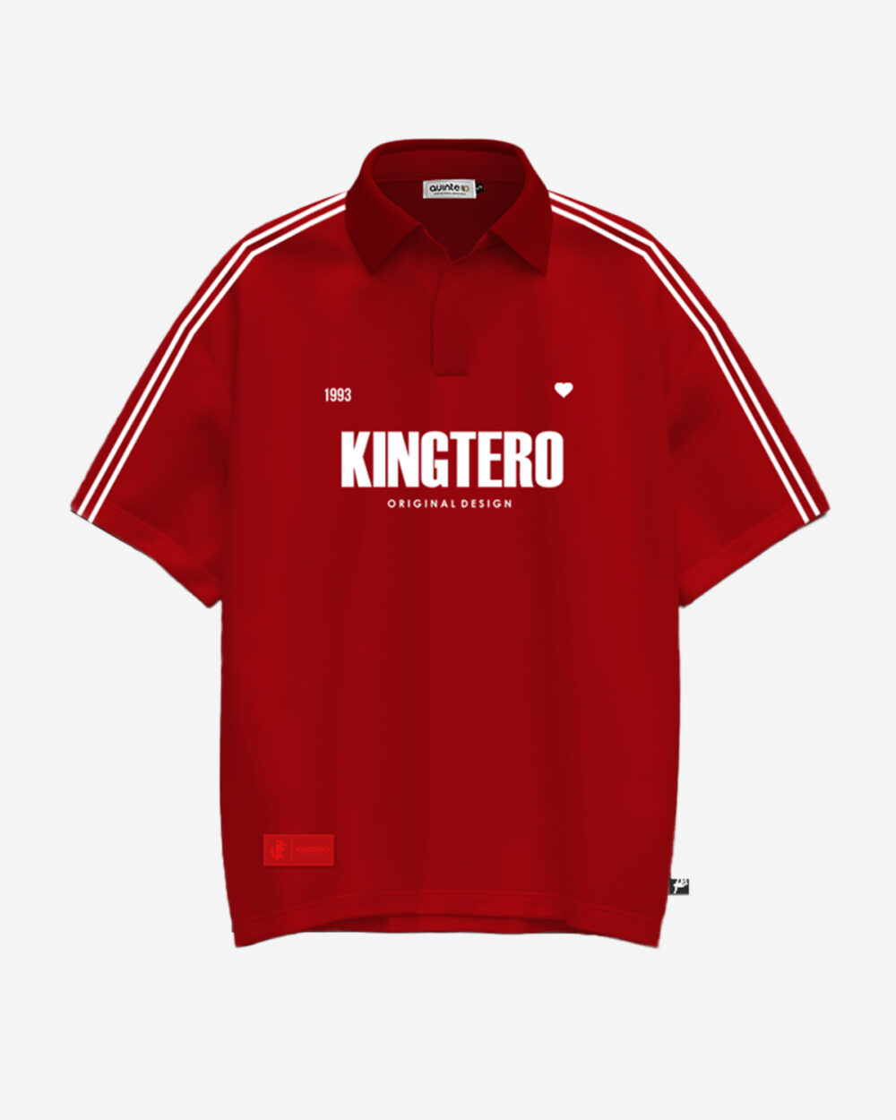 Polo Kingtero boxy fit Escarlata