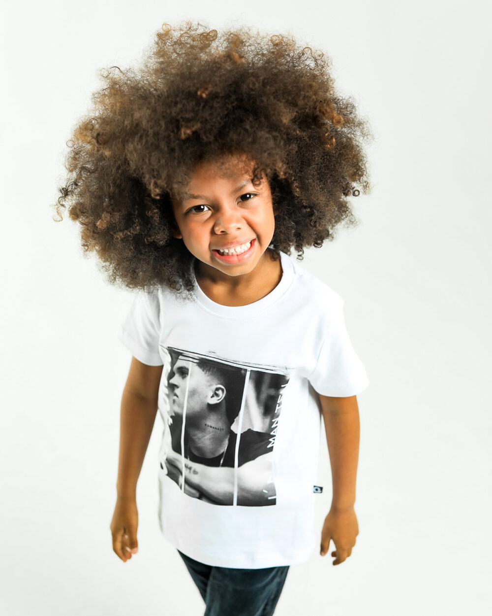 TSHIRT KIDS Q10 White - Imagen 2