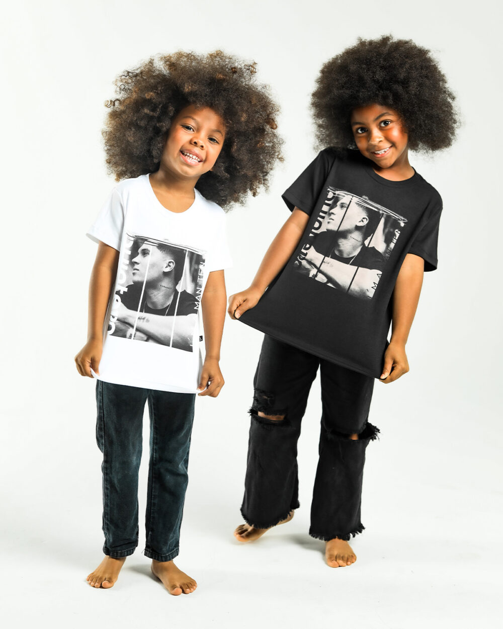 TSHIRT KIDS Q10 White - Imagen 3