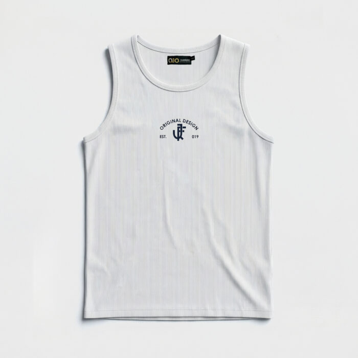 Tank Top blanca en Rib