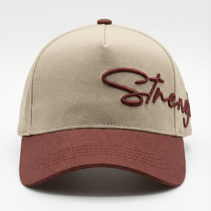 Cap Beige con vino Strength
